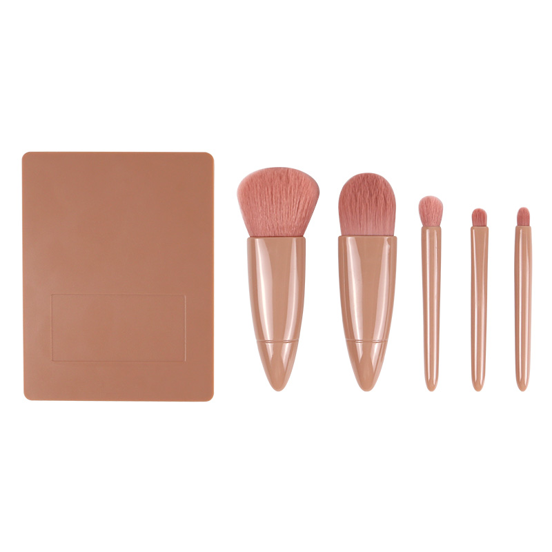 Professional Fiber Hair Makeup Brush Collection with ABS